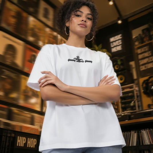 N4MR DJ Logo Unisex T-Shirt - White